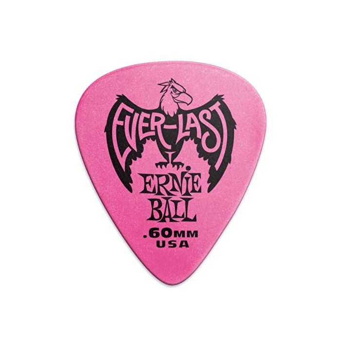 ERNIE BALL P09179 Everlast Pembe 60 mm 12'li Paket Pena